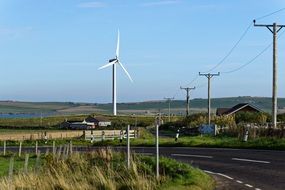 wind turbine energy farm landscape