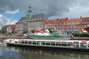 Beautiful Norddeutschen in Germany on the coast of North Sea