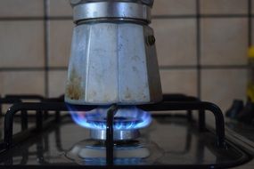 brew coffee in turk on gas