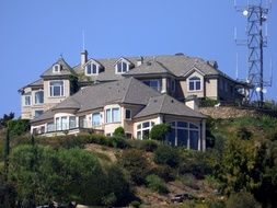 luxury house on the hill