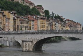 old bridge in Grenoble