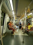 wagon of public transport in singapore