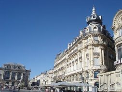 beautiful building in Montpellier, France