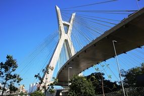 Ponte Estaiada, Cable-Stayed Bridge, brazil, SÃ£o Paulo