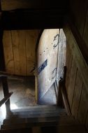 staircase in the knight's castle in Bach Ritterburg