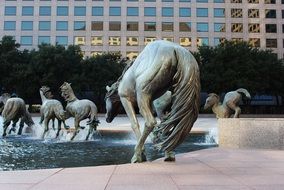 Statues of the horses