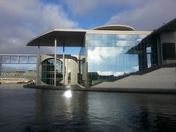 modern facade of a building in Berlin