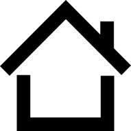 house icon on white background