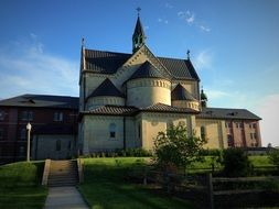 view of a christian monastery