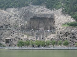 the cave of the great buddha with the dragon gate