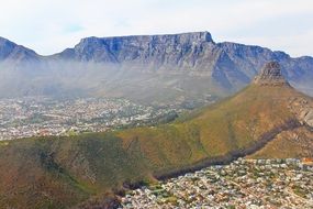 exciting helicopter flight in South Africa