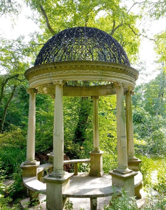 Pillars in the forest