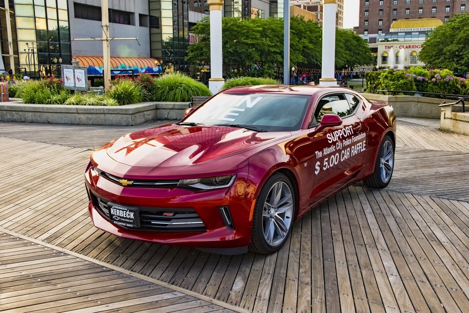 beautiful red Car