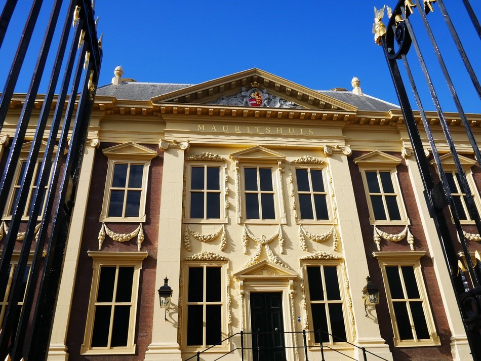 entrance to the museum in holland