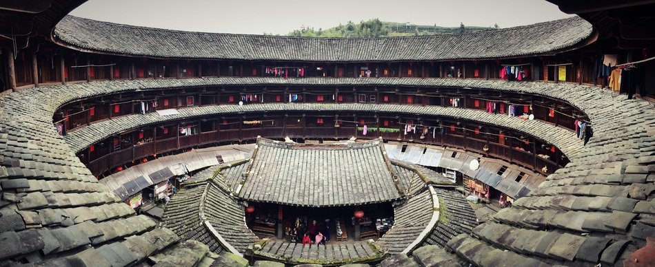 wooden Earth Building