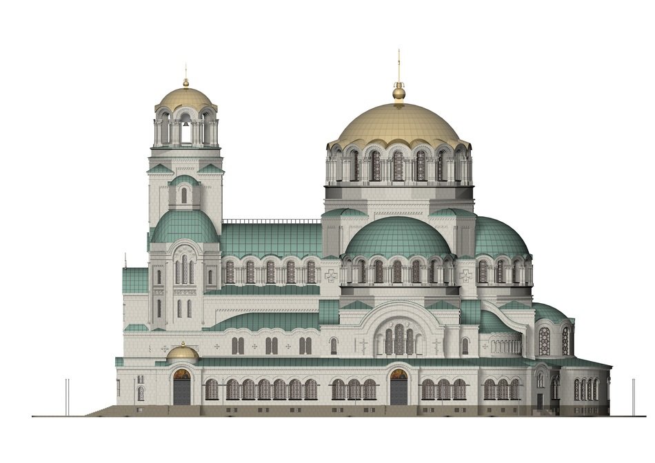 Alexander Nevsky church facade