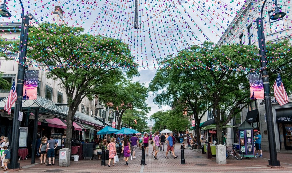 Church Street in Vermont