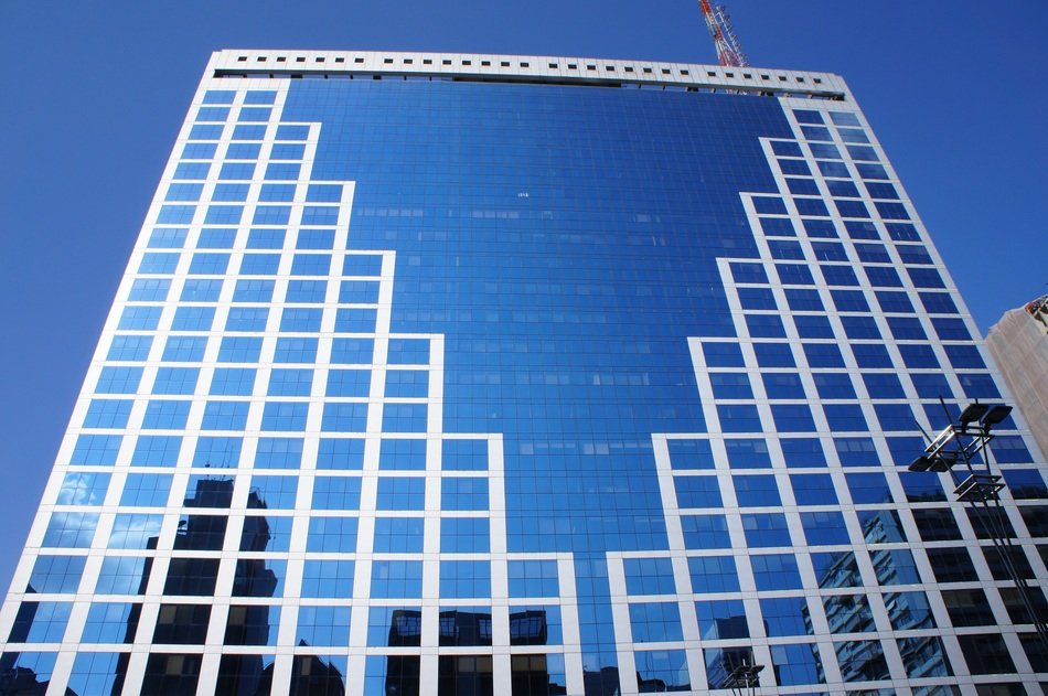 Glass office buillding in São Paulo