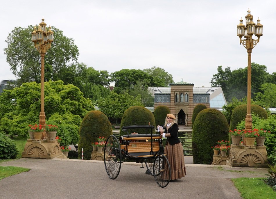 historic park with beautiful nature in Stuttgart