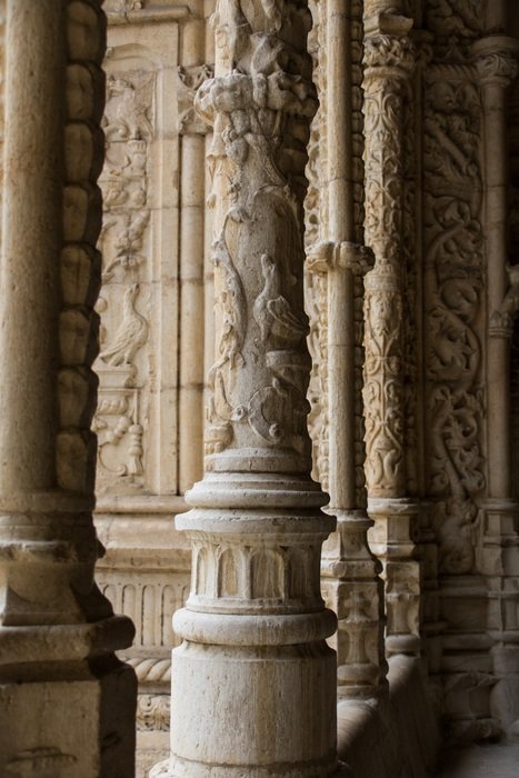 monastery architecture with the columns