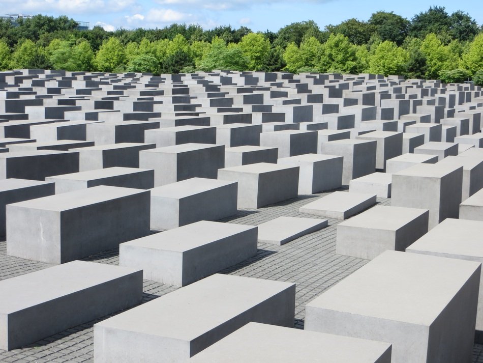 memorial near green plants in berlin
