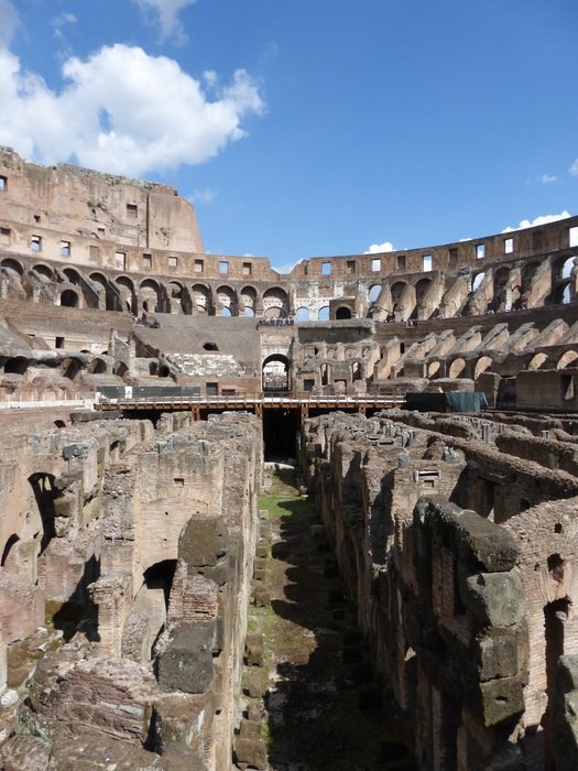 sunny colosseum in Rome
