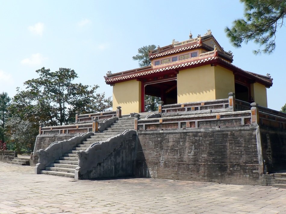 citadel in imperial palace in vietnam