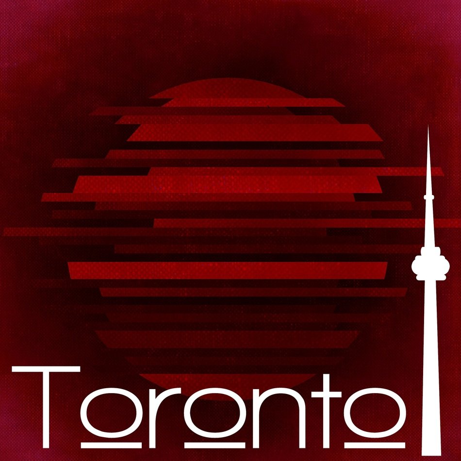 Toronto background with logo