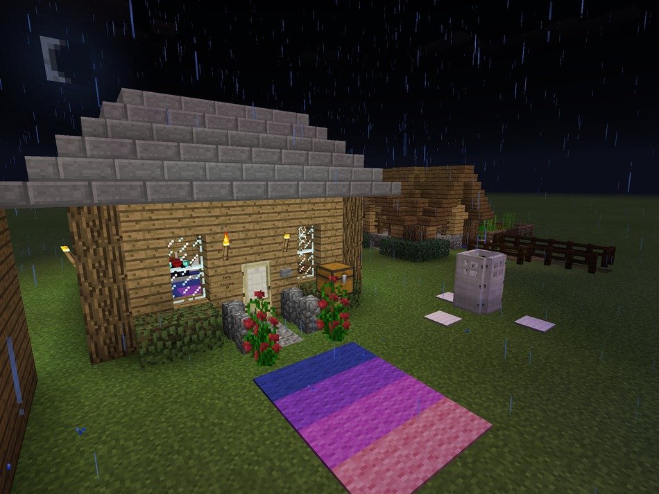 digital art of minecraft 3D game