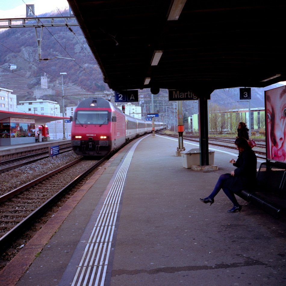 Train Station Of Martigny, Valais