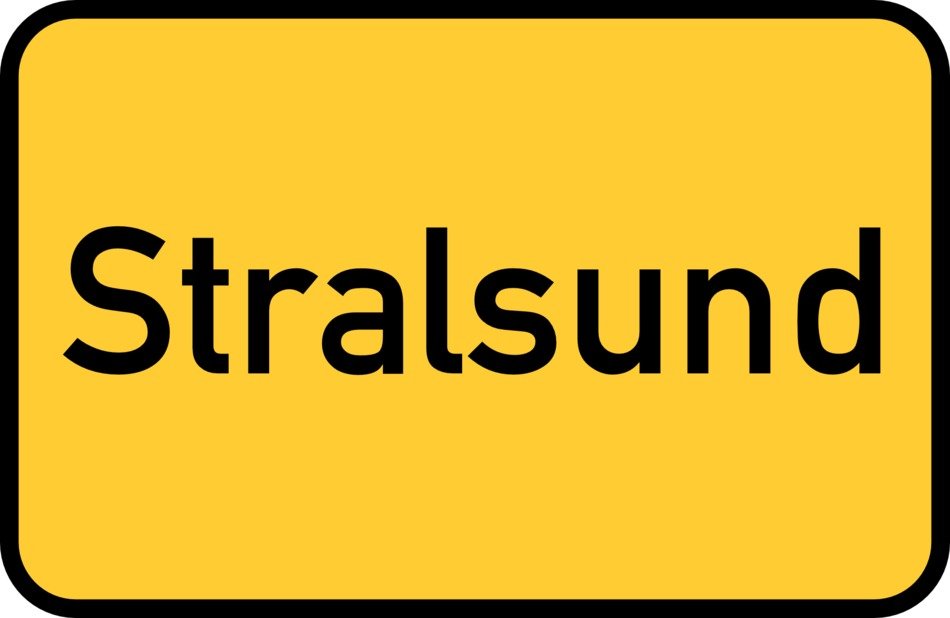 stralsund entry sign