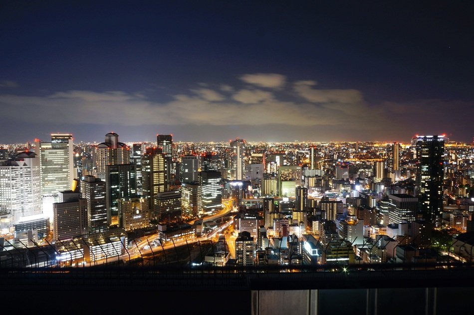 Japan Osaka Night View