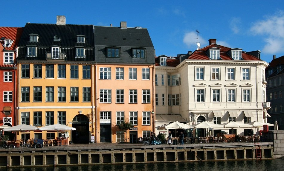 embankment near a canal in denmark