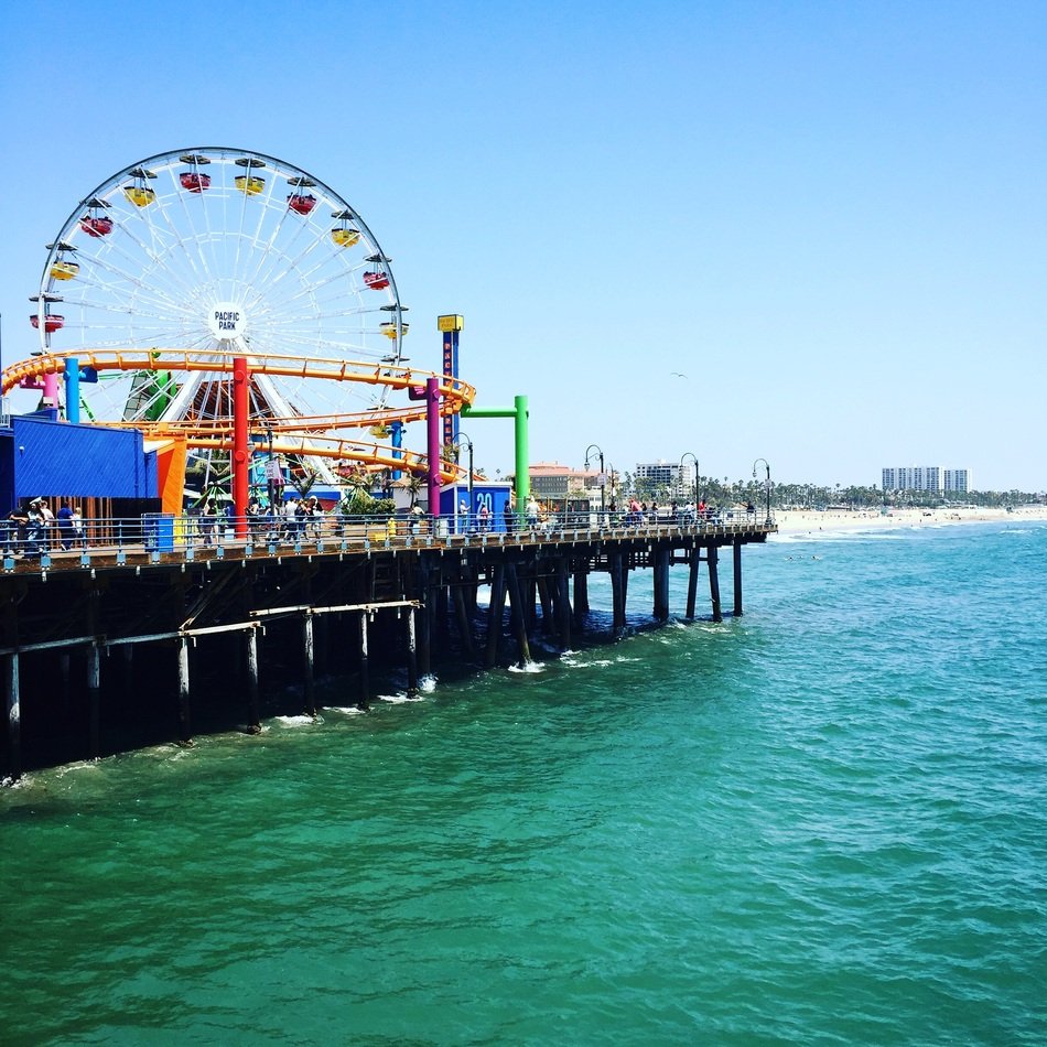 roller coaster on the coast