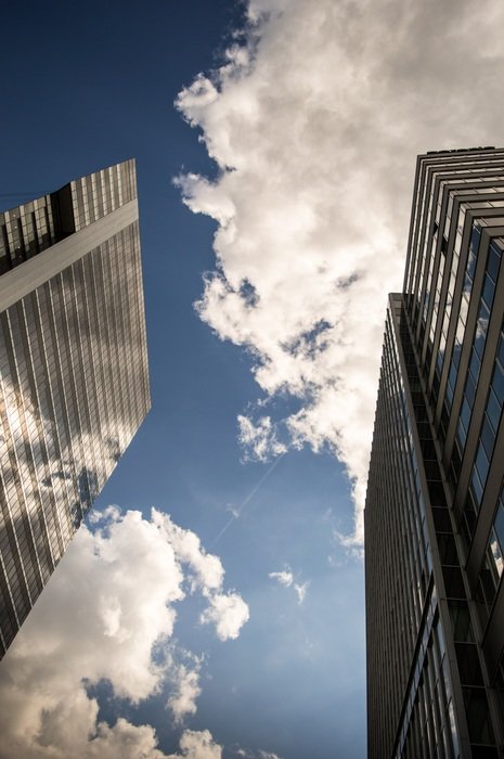 skyscrapers in Bucharest
