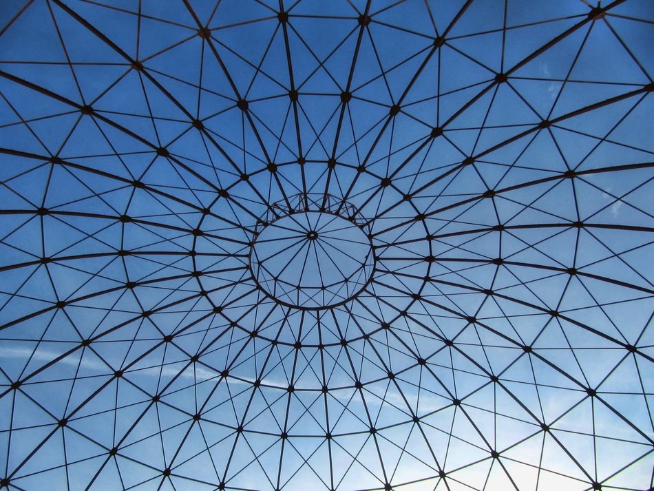 metal grating dome