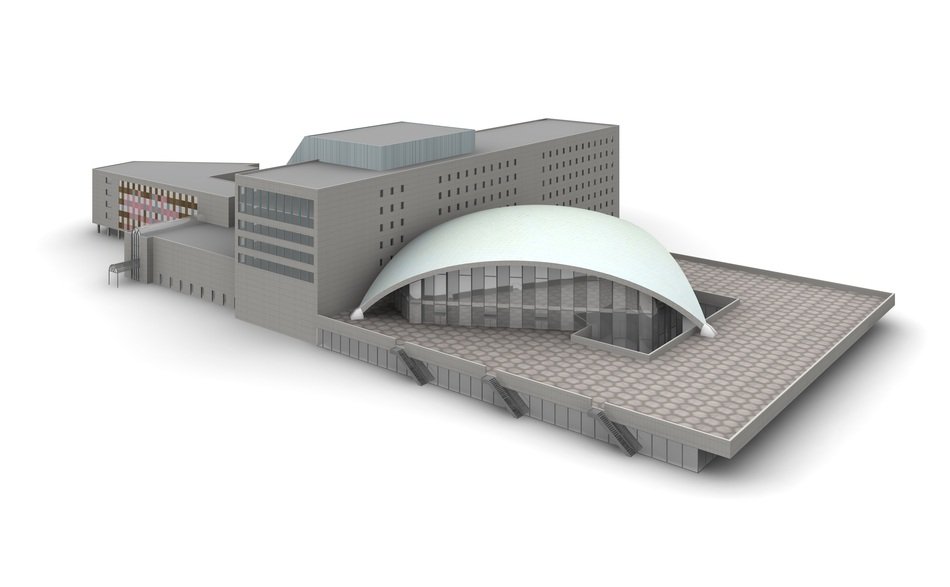 Martin Dülfer Dortmund Theater in miniature