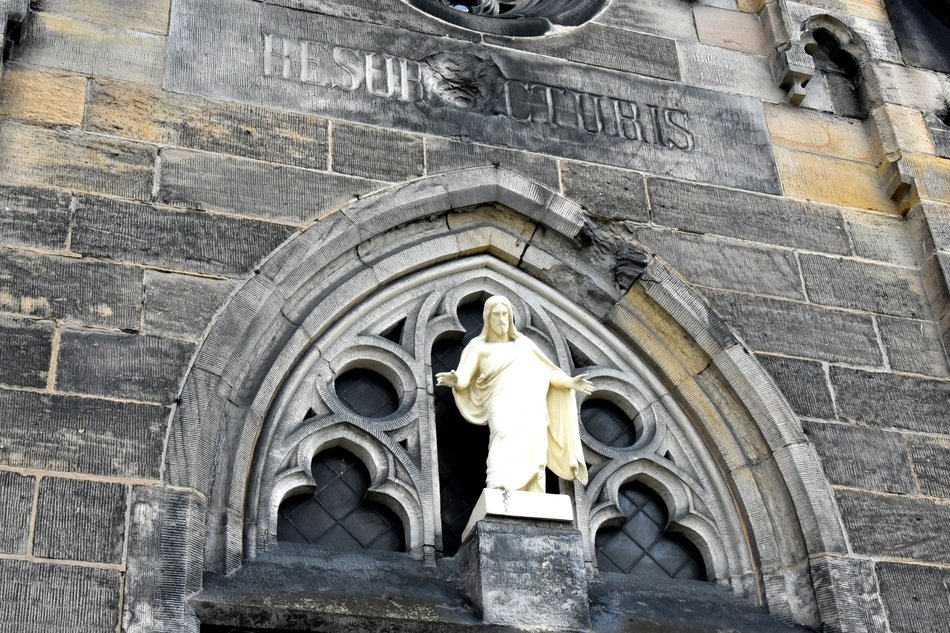 church facade in Silesia