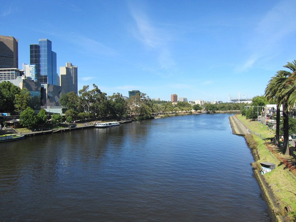 a river in a city in australia