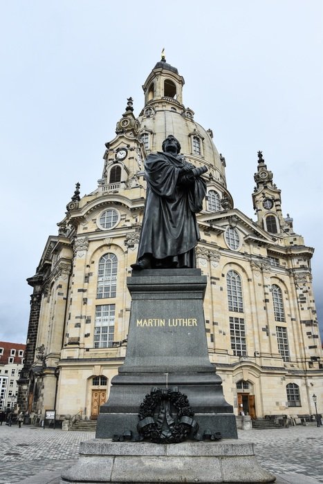 statue near the church