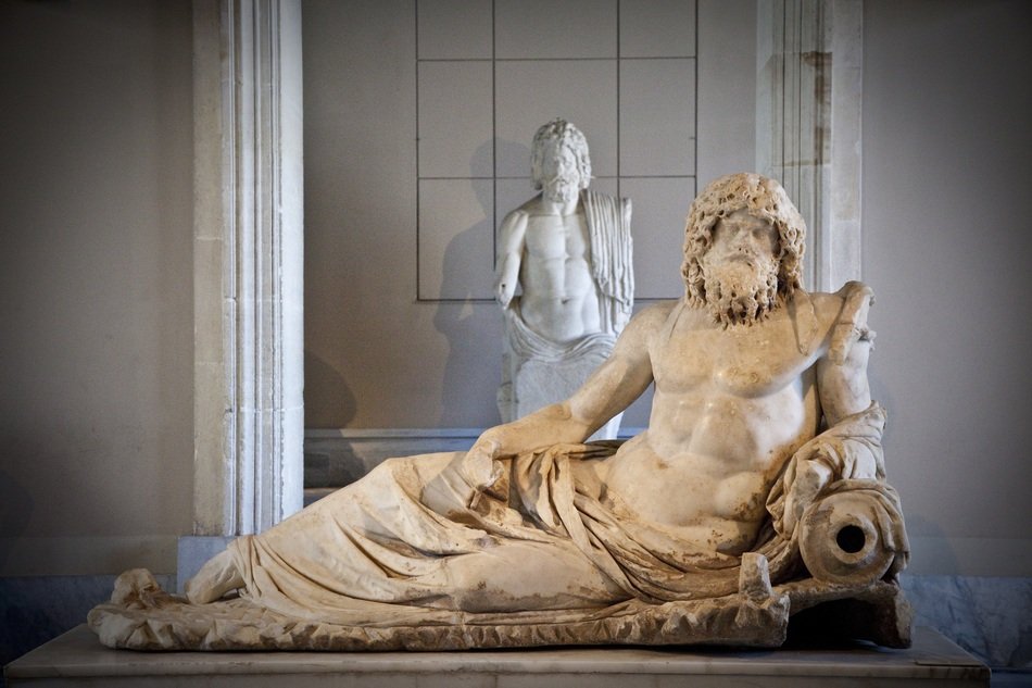 marble sculpture in Istanbul Archaeological Museum