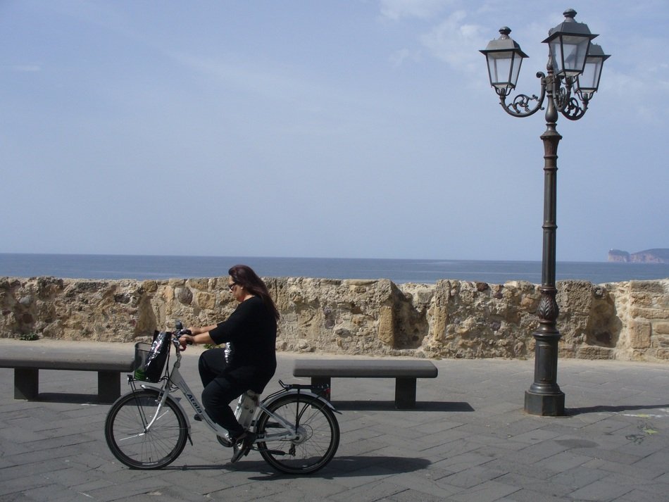 Cycler in Sardinia