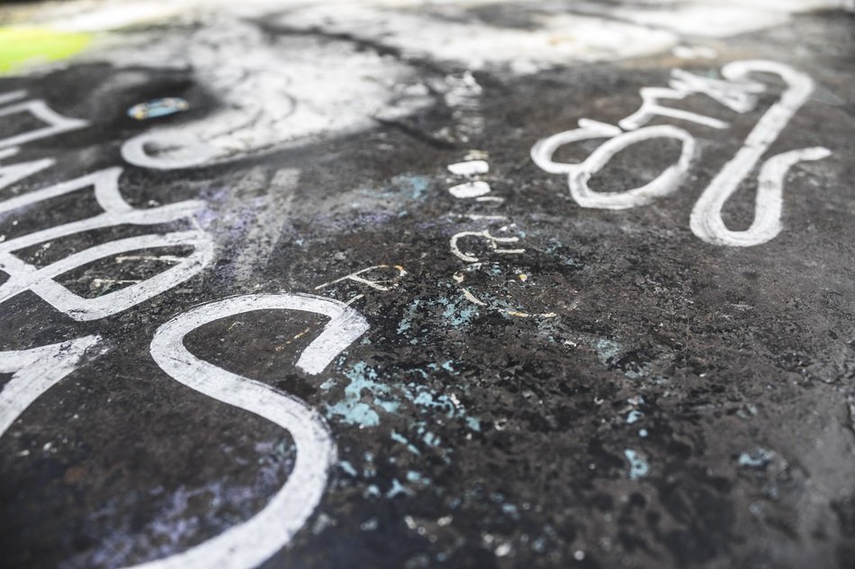 Closeup photo of Graffiti