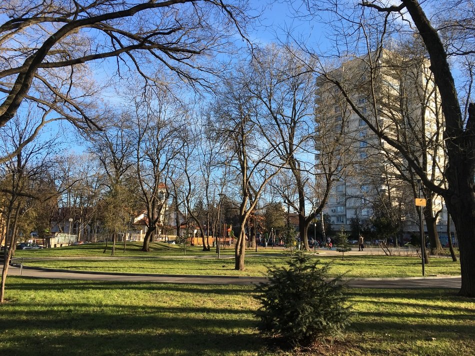 center of Sofia in autumn