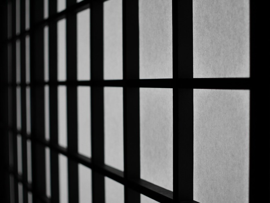 Japanese Paper at dark background