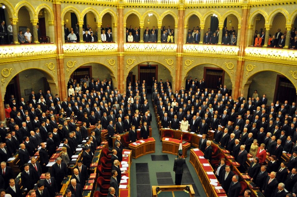 parliament session in Budapest