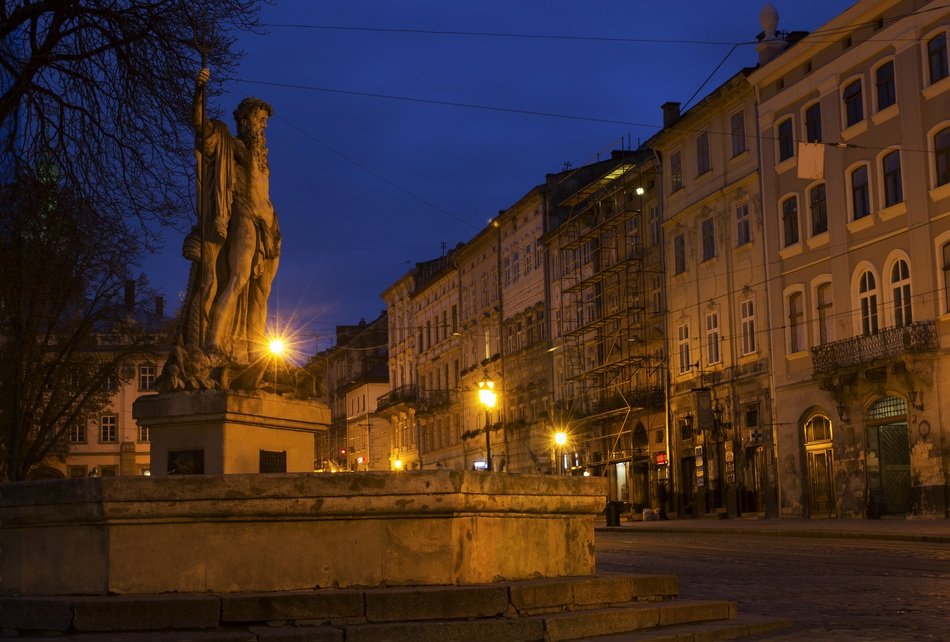 classic sculpture in Lviv