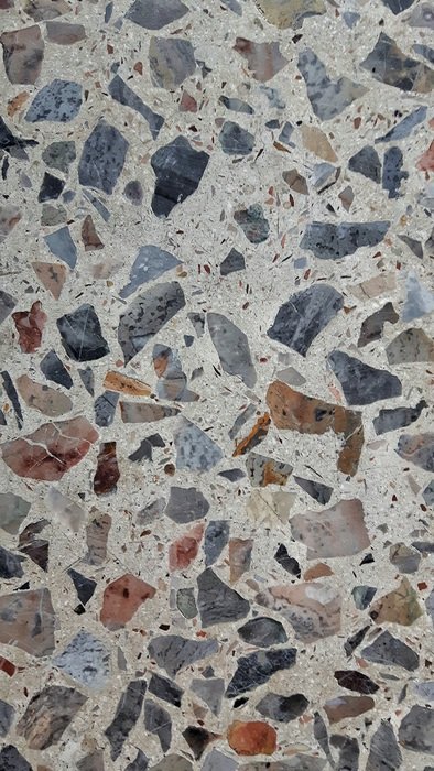 marble as the basis of the pavement
