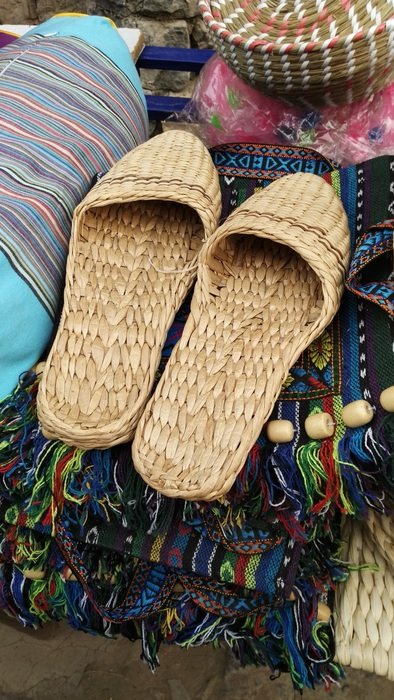 Braided sandals in China