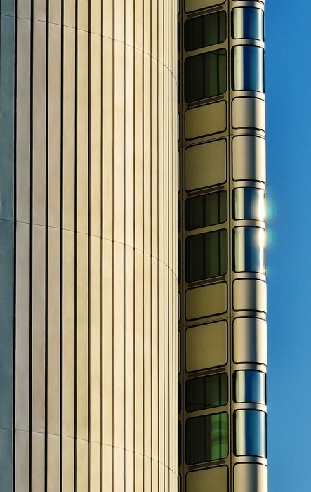 modern skyscraper facade